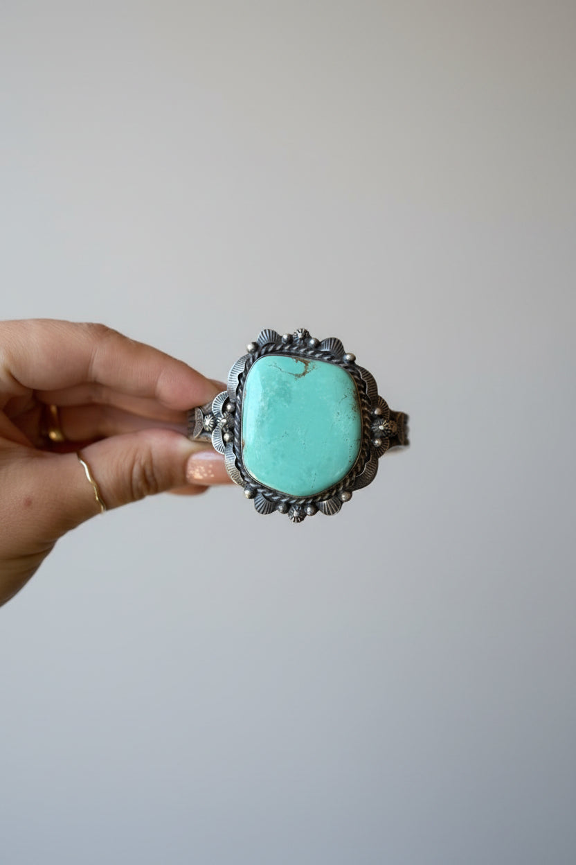 Lipann Turquoise Cuff Bracelet