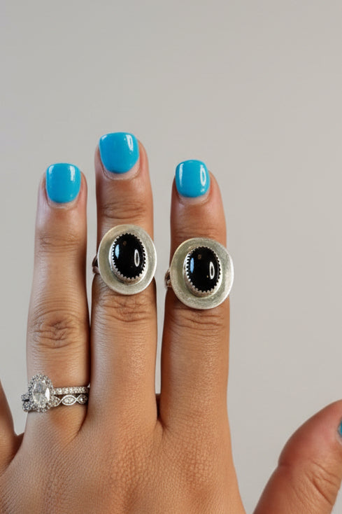 Lockney Black Onyx Ring