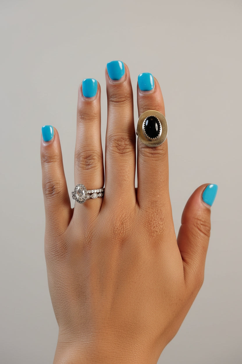 Lockney Black Onyx Ring
