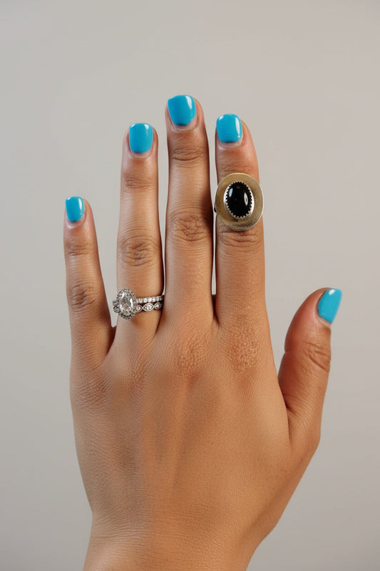 Lockney Black Onyx Ring