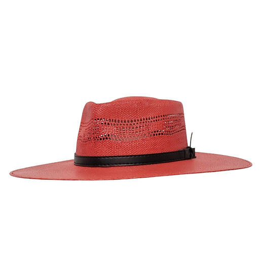LOLITA RED BANGORA STRAW 218