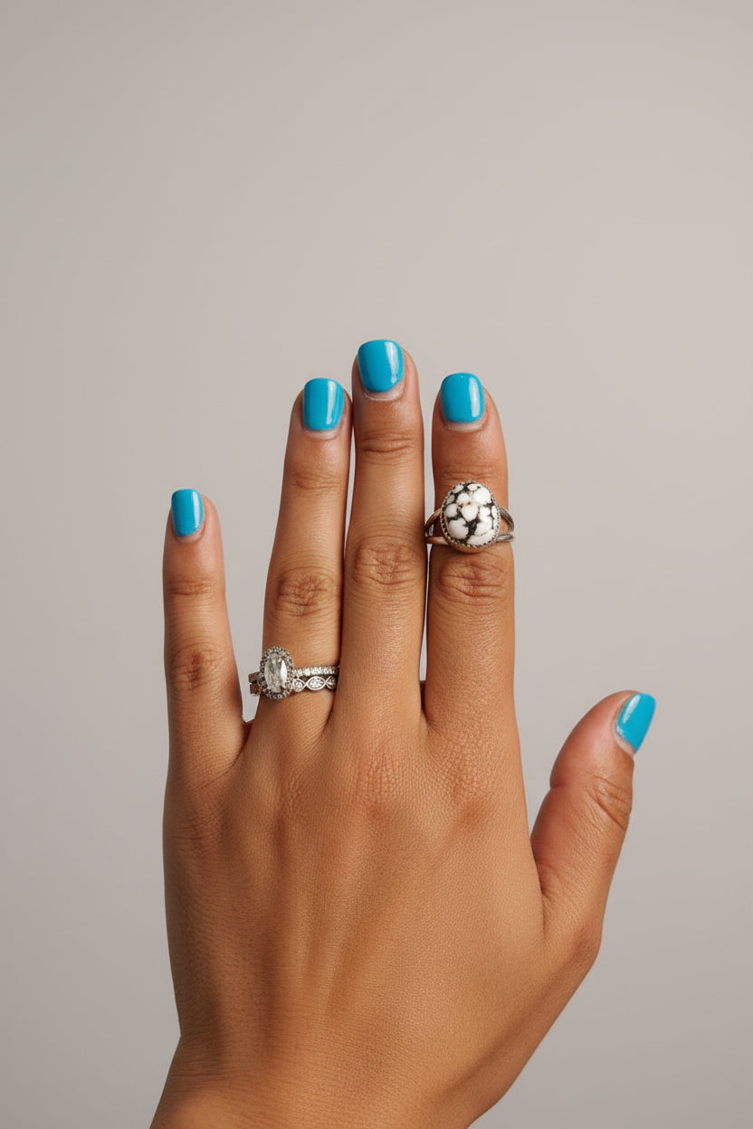 Loraine White Buffalo Ring