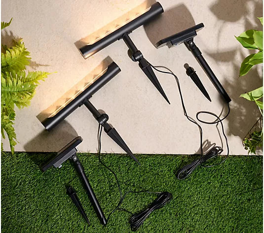 Energizer [SmartYard] Set of 2 65 Lumen Solar Light Bar w/ Remote Panel