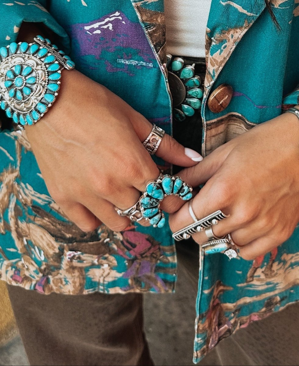 Nazarine Turquoise Naja Ring