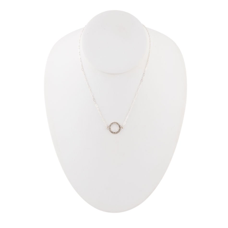 Marcasite Necklace-Sterling Silver