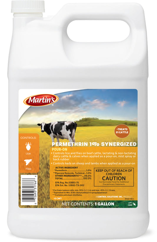 Martin's Permethrin 1% Synergized - 2.5 GAL