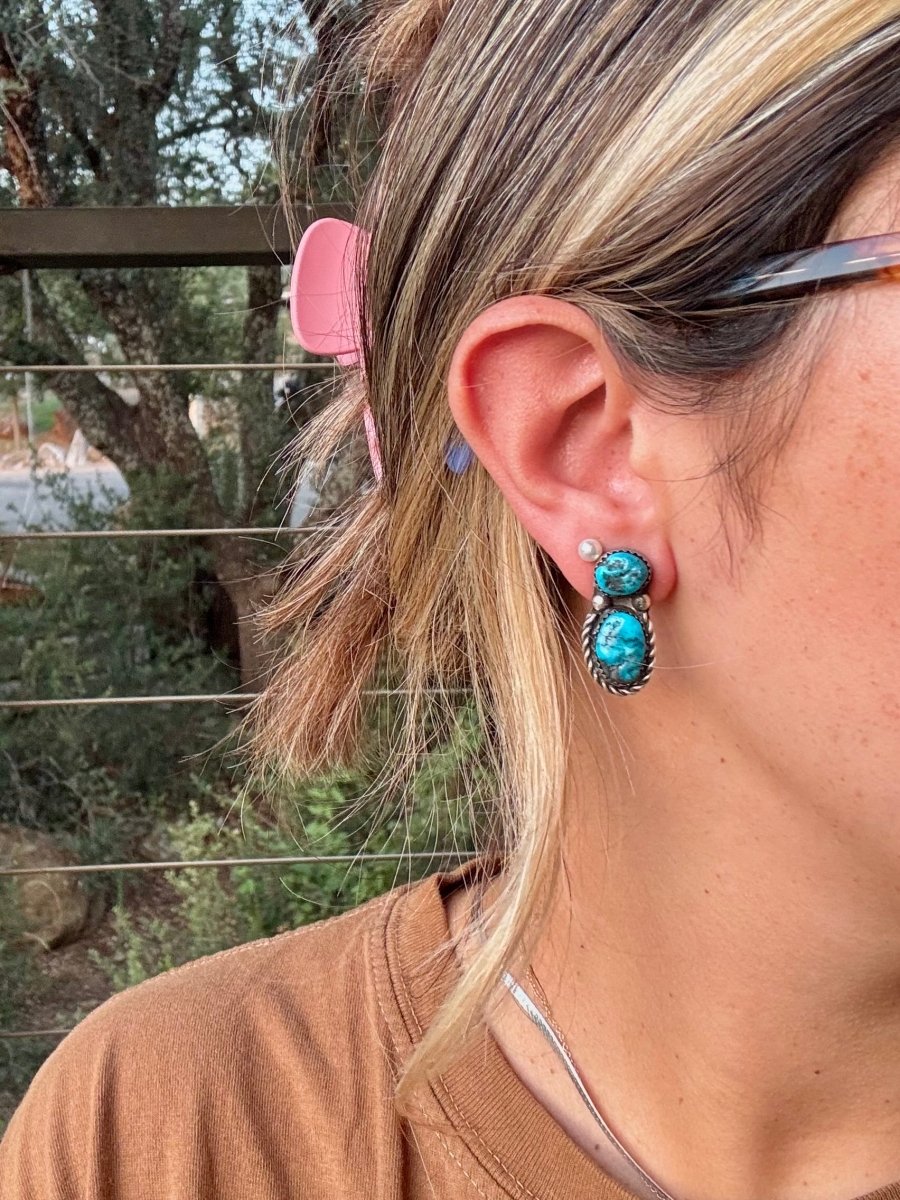 Mcallen 2 Stone Earrings