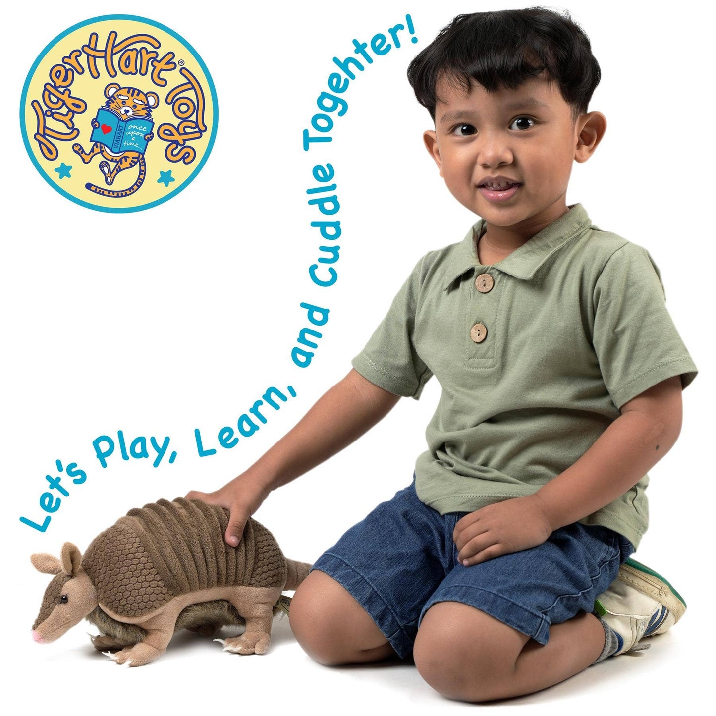 Mike the Texas Armadillo 10" Premium Plush — Western Critter (Quadruplet Story)