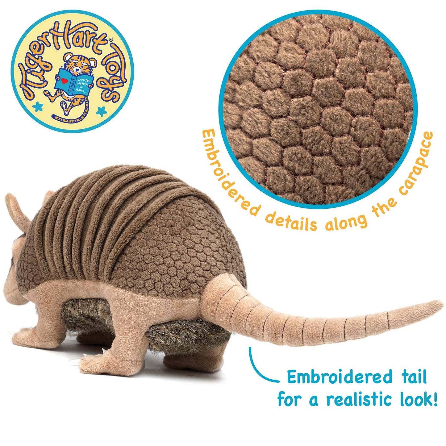 Mike the Texas Armadillo 10" Premium Plush — Western Critter (Quadruplet Story)