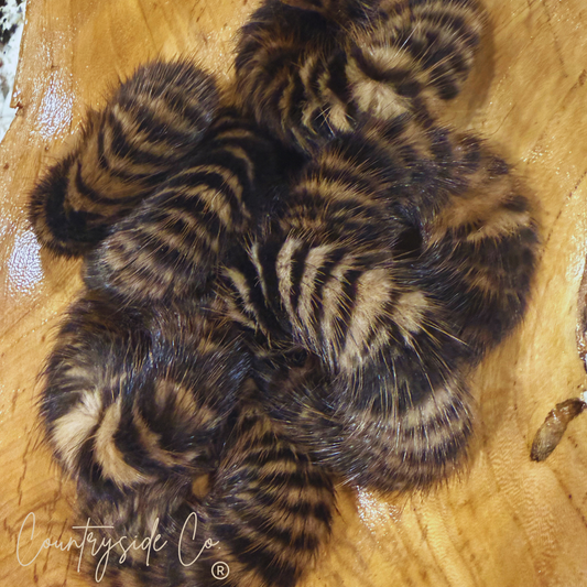 Mink Fur Scrunchy