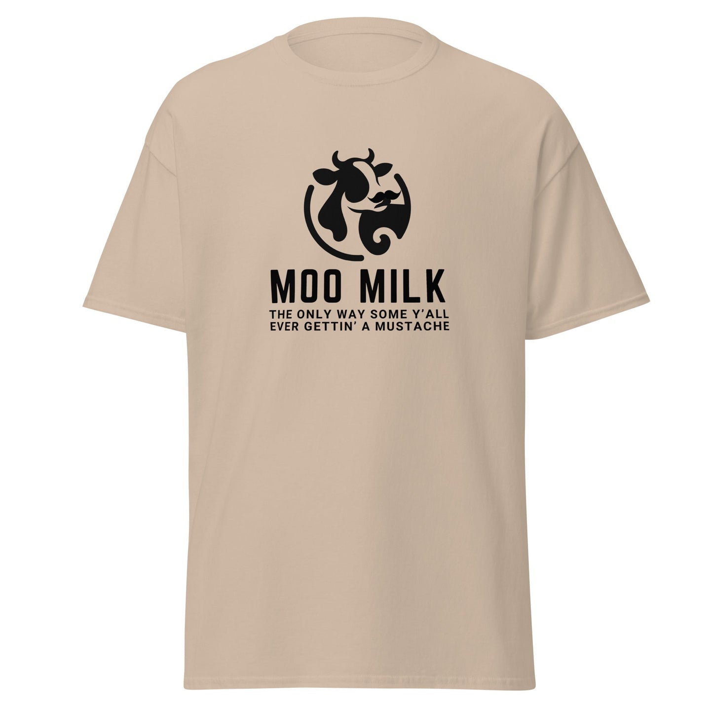 Moo Milk Mustache Tee