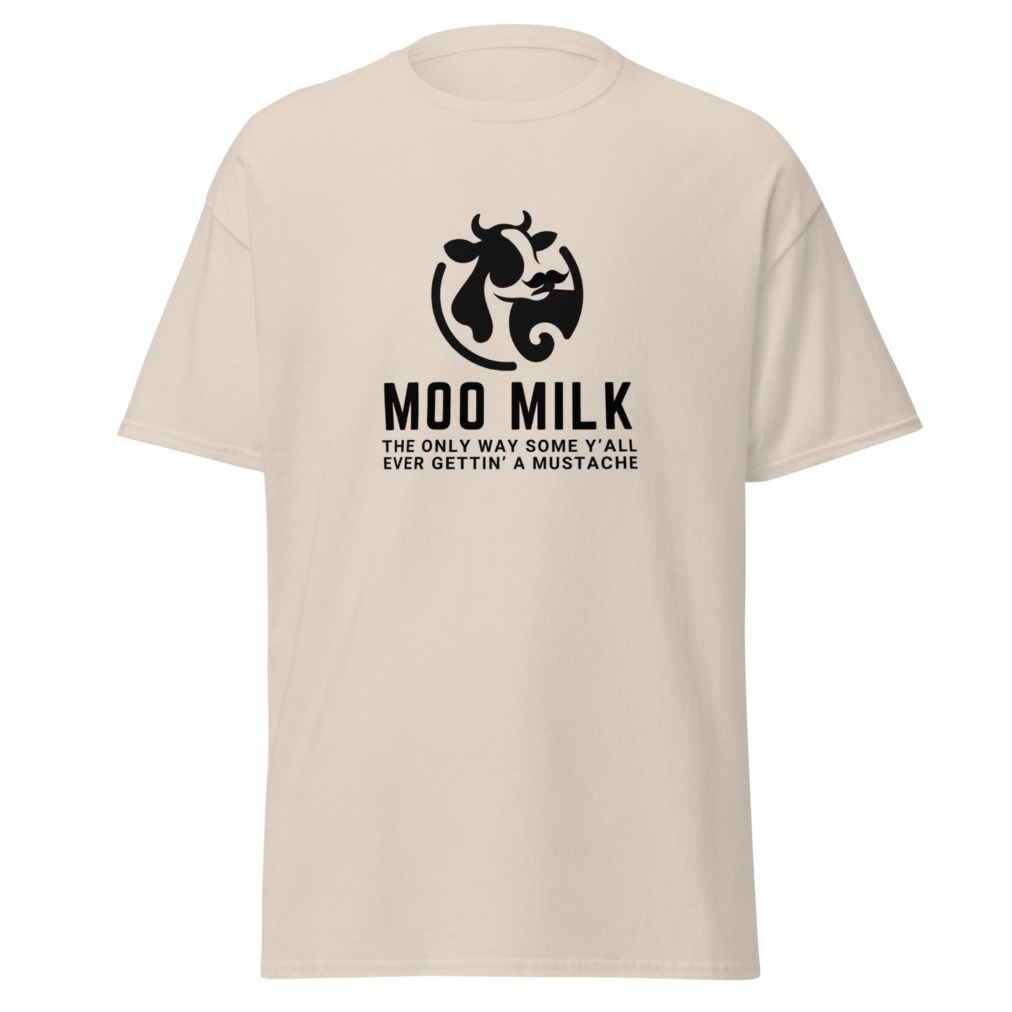 Moo Milk Mustache Tee