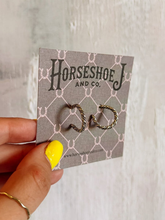 Moose Silver Hoops