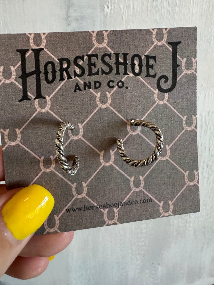 Moose Silver Hoops
