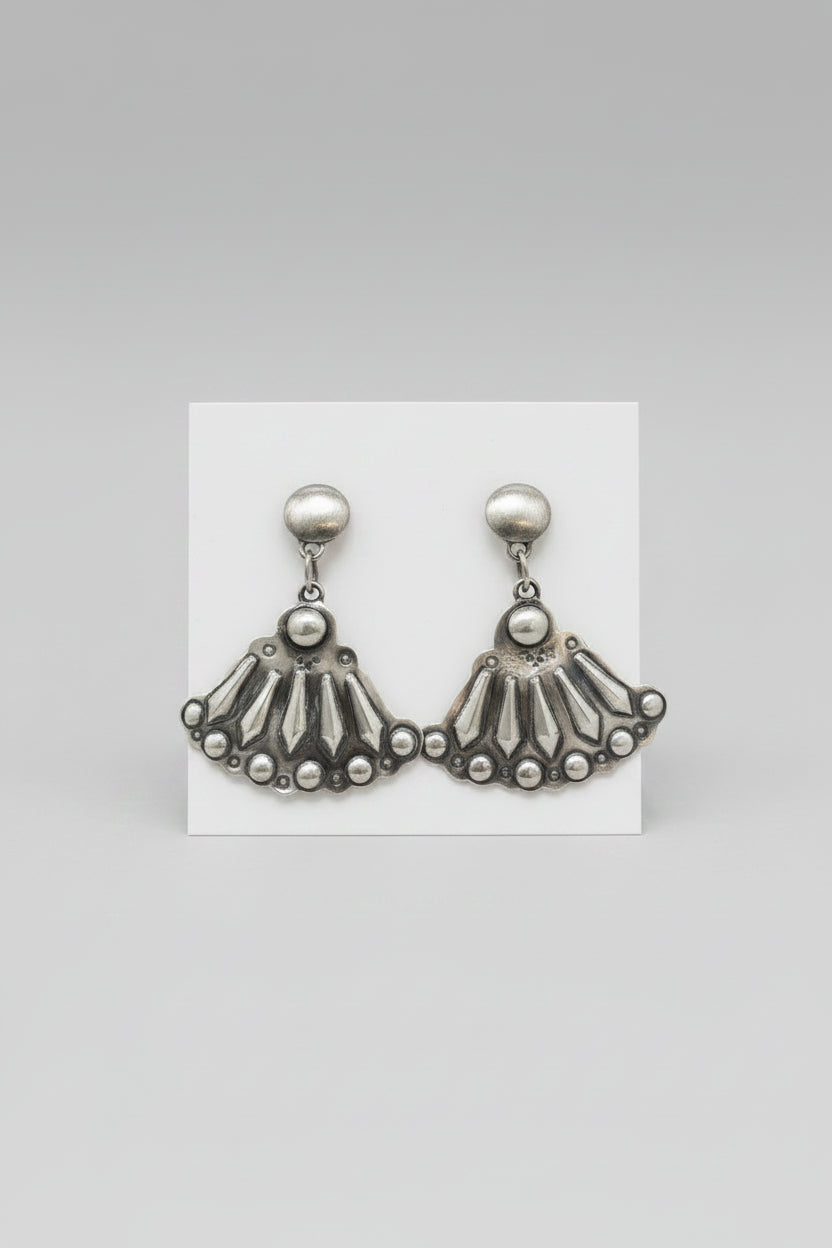 Muleshoe Silver Dangle Earrings