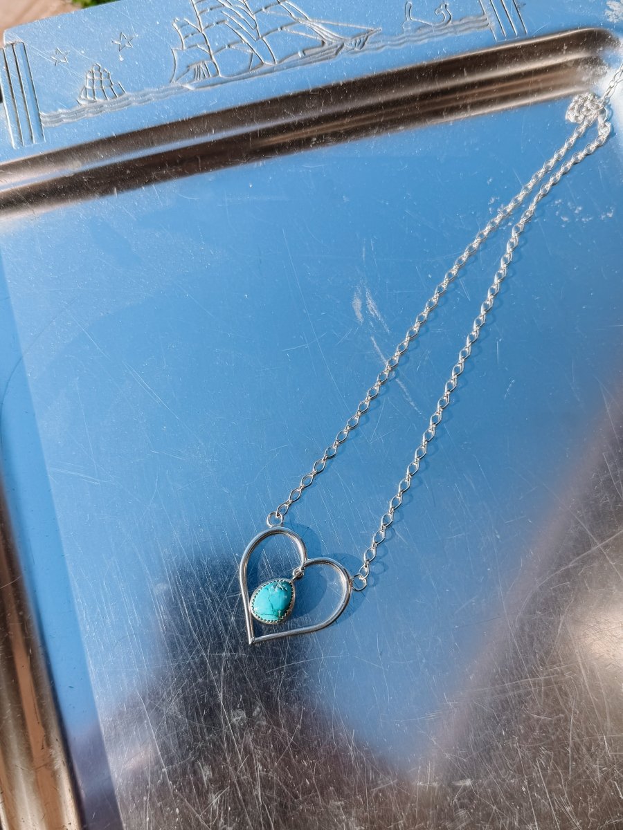 Munford Turquoise Heart Necklace