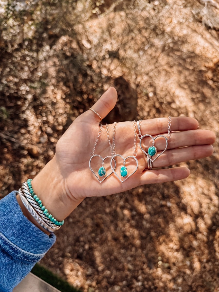 Munford Turquoise Heart Necklace
