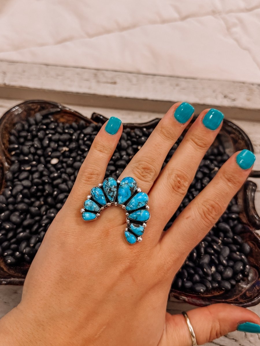 Nazarine Turquoise Naja Ring