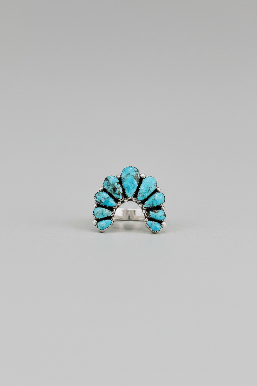 Nazarine Turquoise Naja Ring