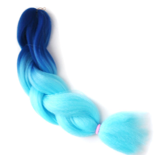 Neptune Royal Blue/Aqua 24" Multi-Purpose Magic Braiding Hair
