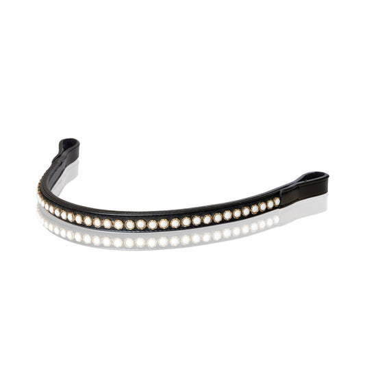 Gold Pearl Browband