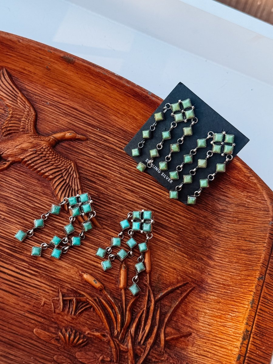 Newton Waterfall Turquoise Earrings