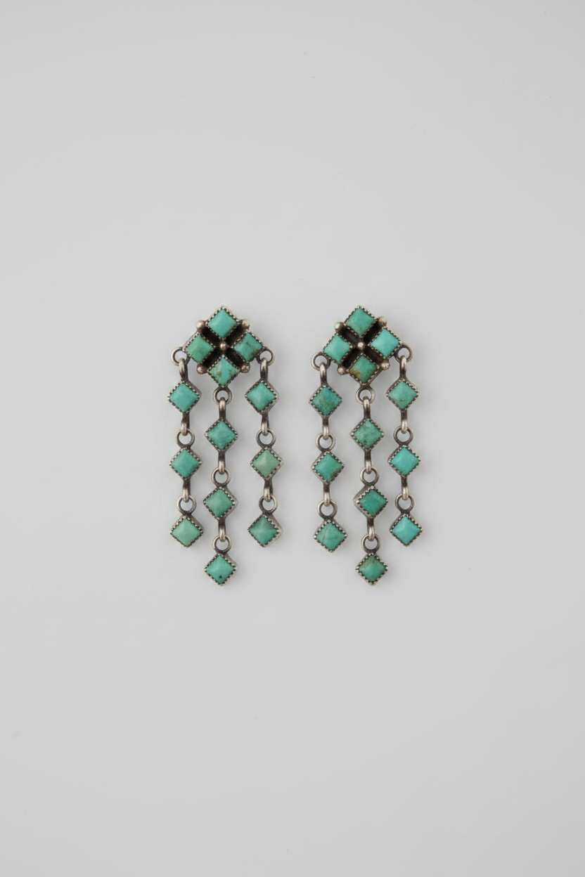 Newton Waterfall Turquoise Earrings