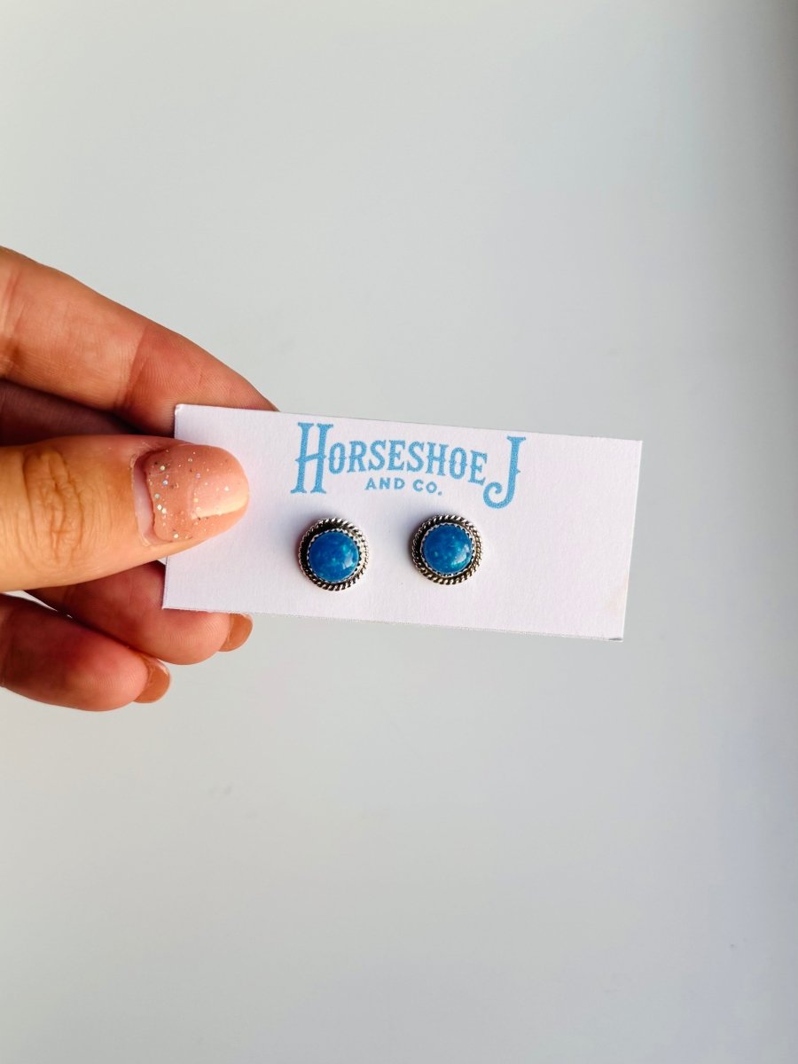 Nitota Blue Opal Earrings