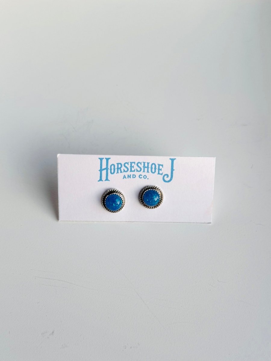Nitota Blue Opal Earrings
