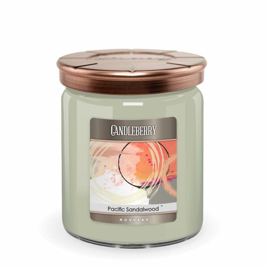 NOUVEAU™ - Pacific Sandalwood™, 3 - Wick, Candy Jar Candle (Collective)