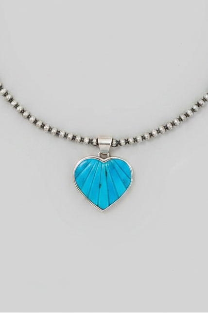 Obion Turquoise Heart Necklace Pendant