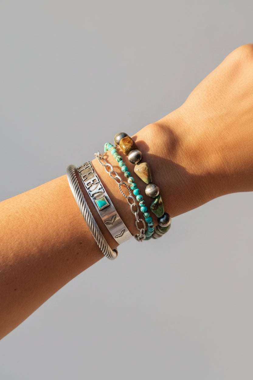 Odessa Turquoise Stretch Bracelet