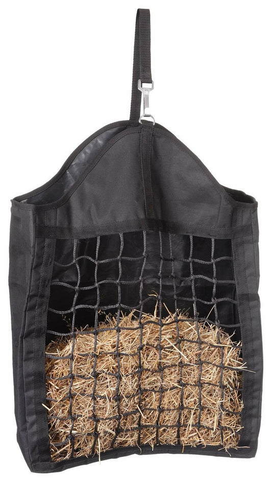 Tough 1 Nylon Hay Tote with Net Front, Black