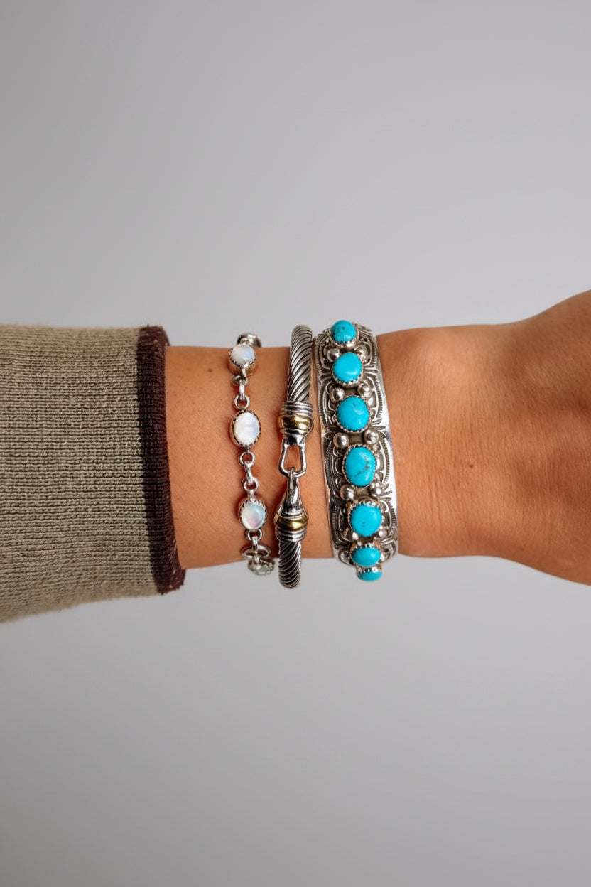 Opheim Turquoise Cuff Bracelet
