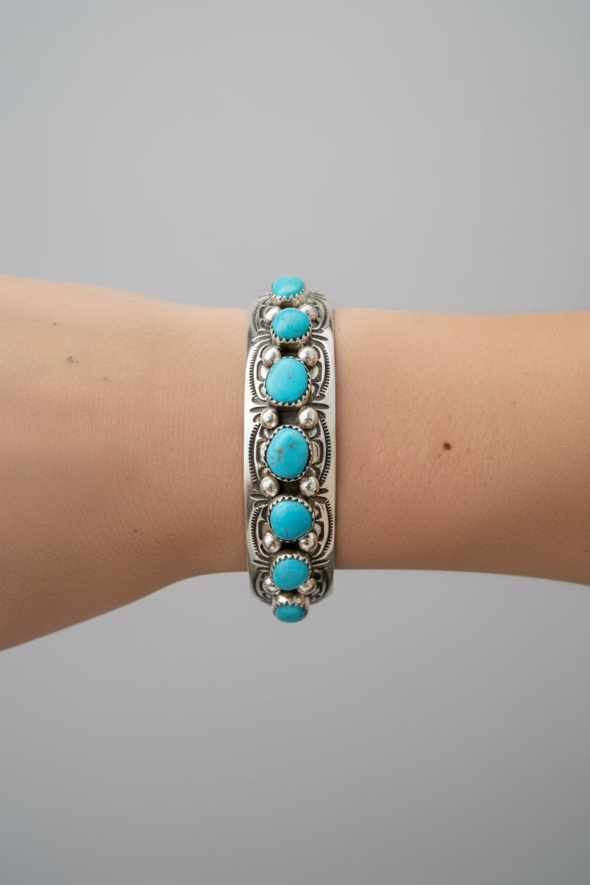 Opheim Turquoise Cuff Bracelet