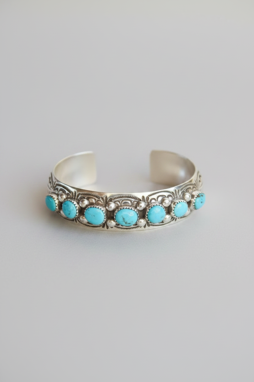 Opheim Turquoise Cuff Bracelet