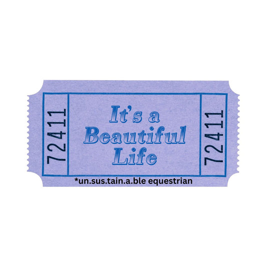 Die Cut Vinyl Stickers - 3x3 - It's A Beautiful Life