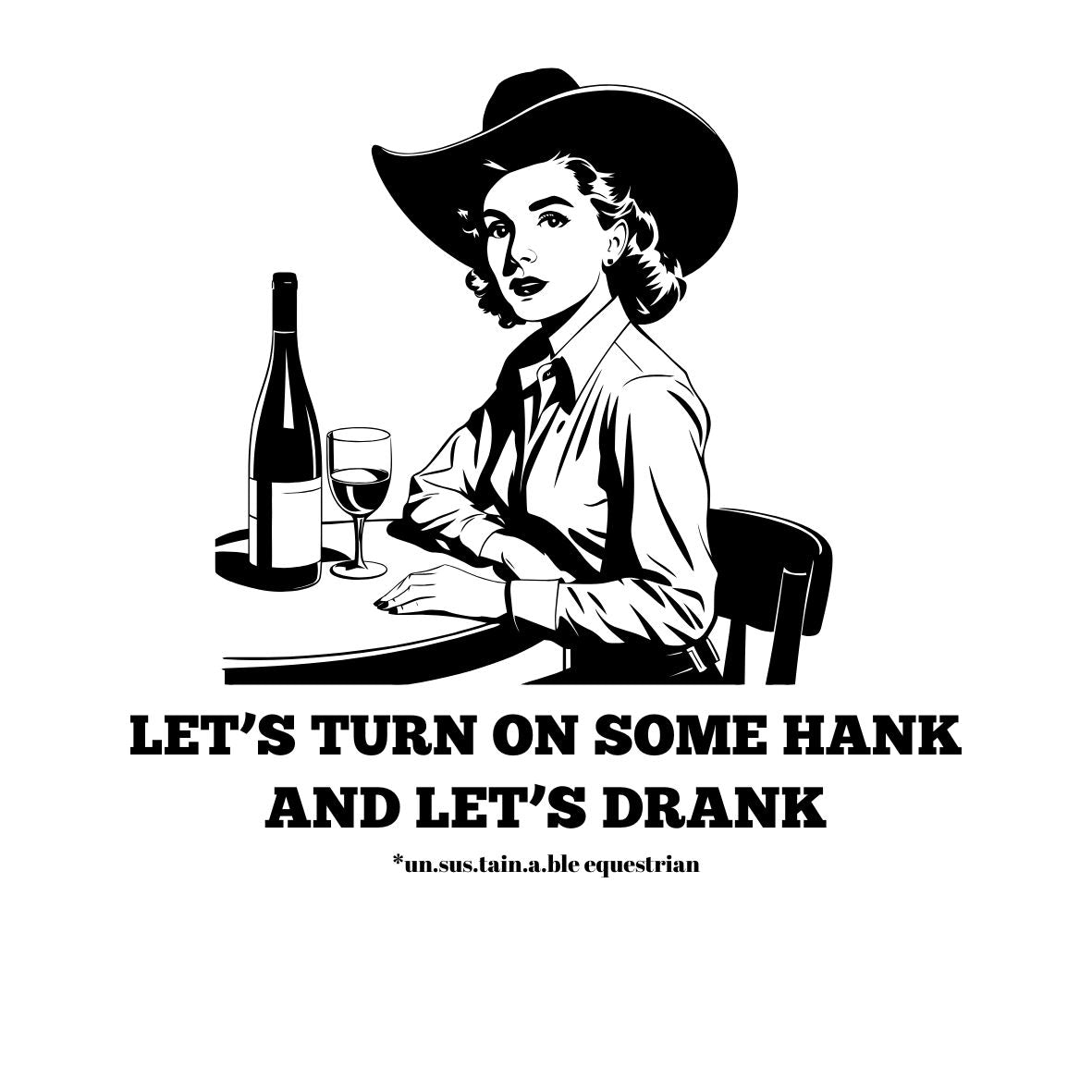 Die Cut Vinyl Stickers - 3x3 - Hank/Drank