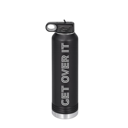 Water Bottles, 32oz. - Engraved - Get Over It