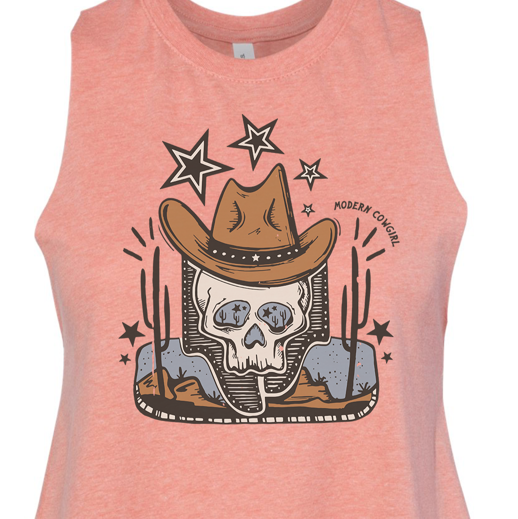 Skull Cowboy Crop