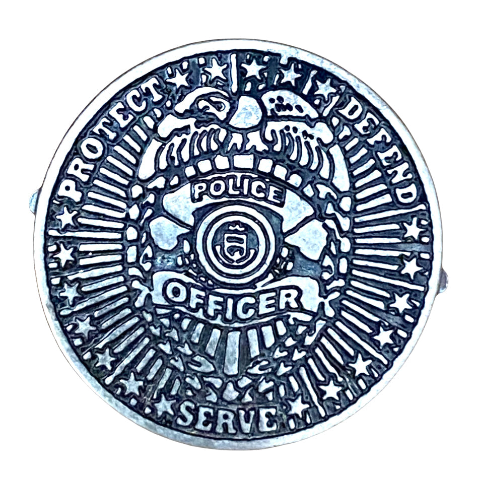 POLICE HEROES BLACK COTTON
