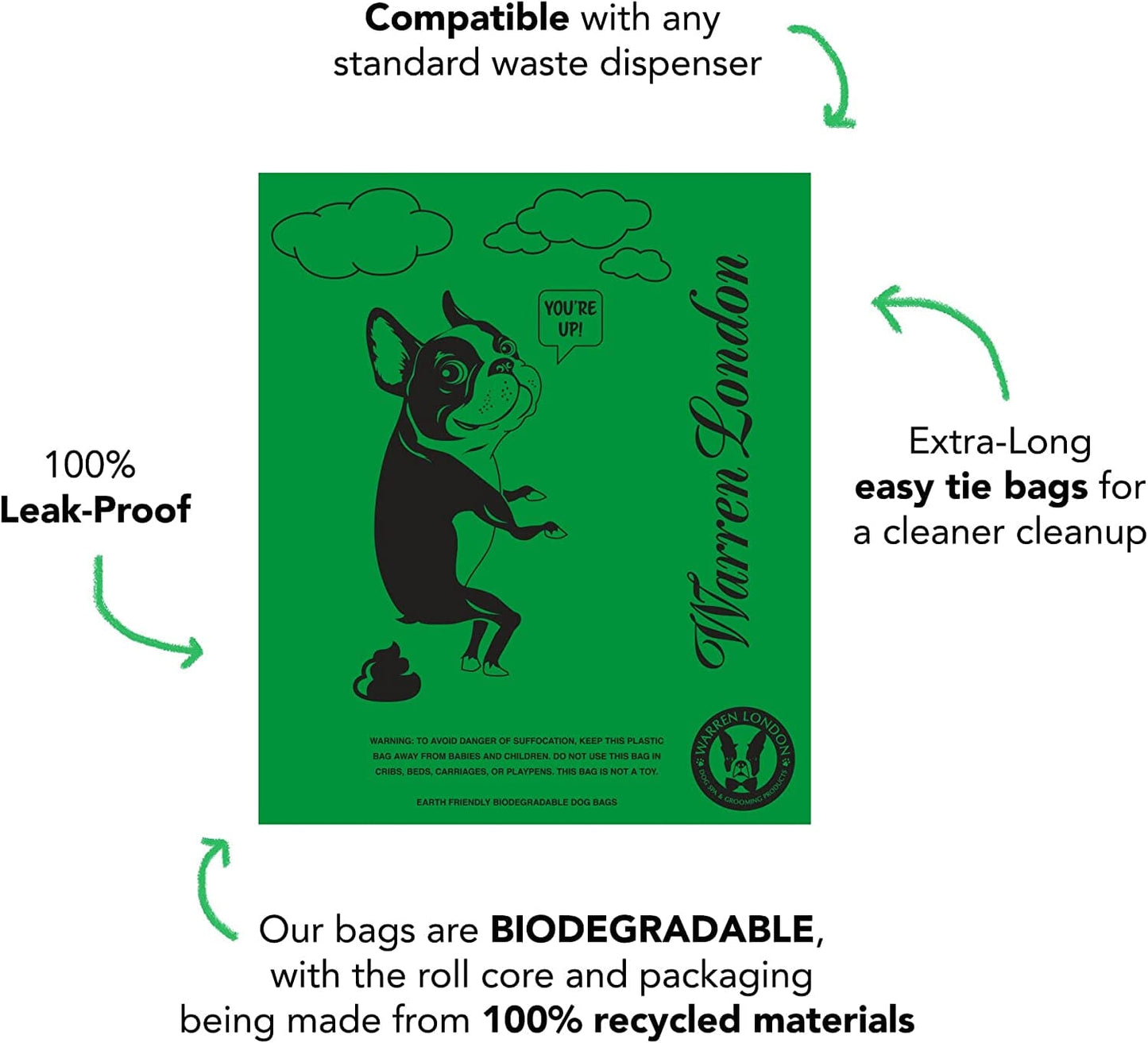 Warren London Dog Poop Bags