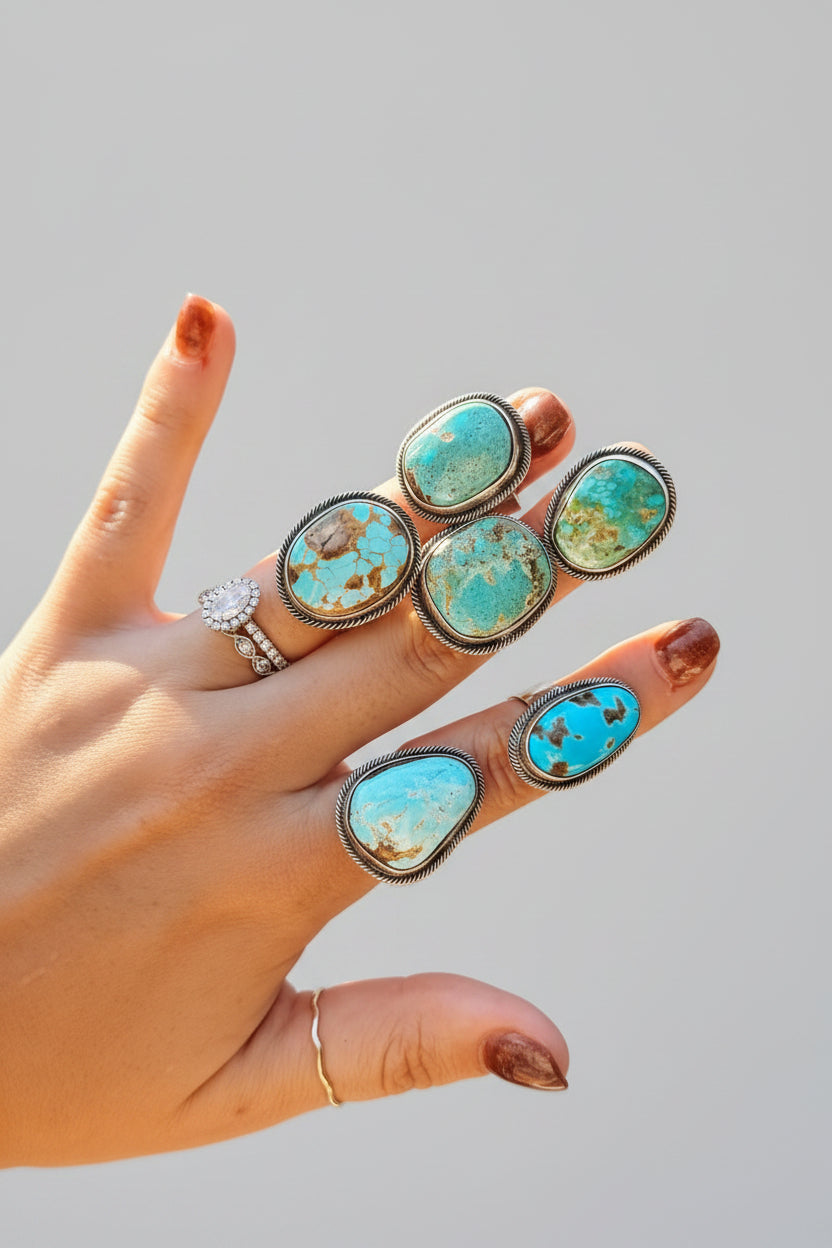 Prairie Hill Adjustable Turquoise Ring