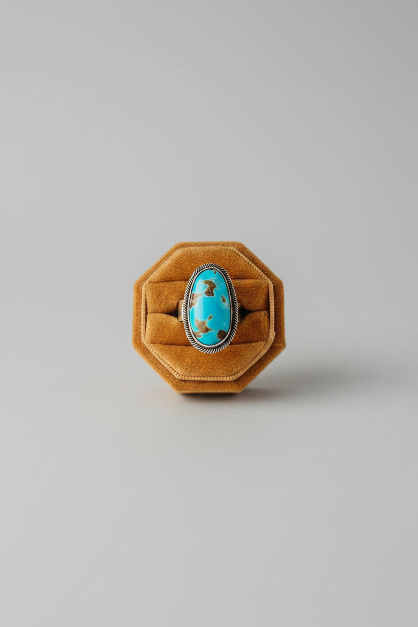 Prairie Hill Adjustable Turquoise Ring