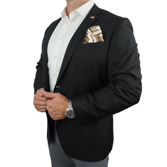 Black Blazer with Mossy Oak Original Bottomland Liner