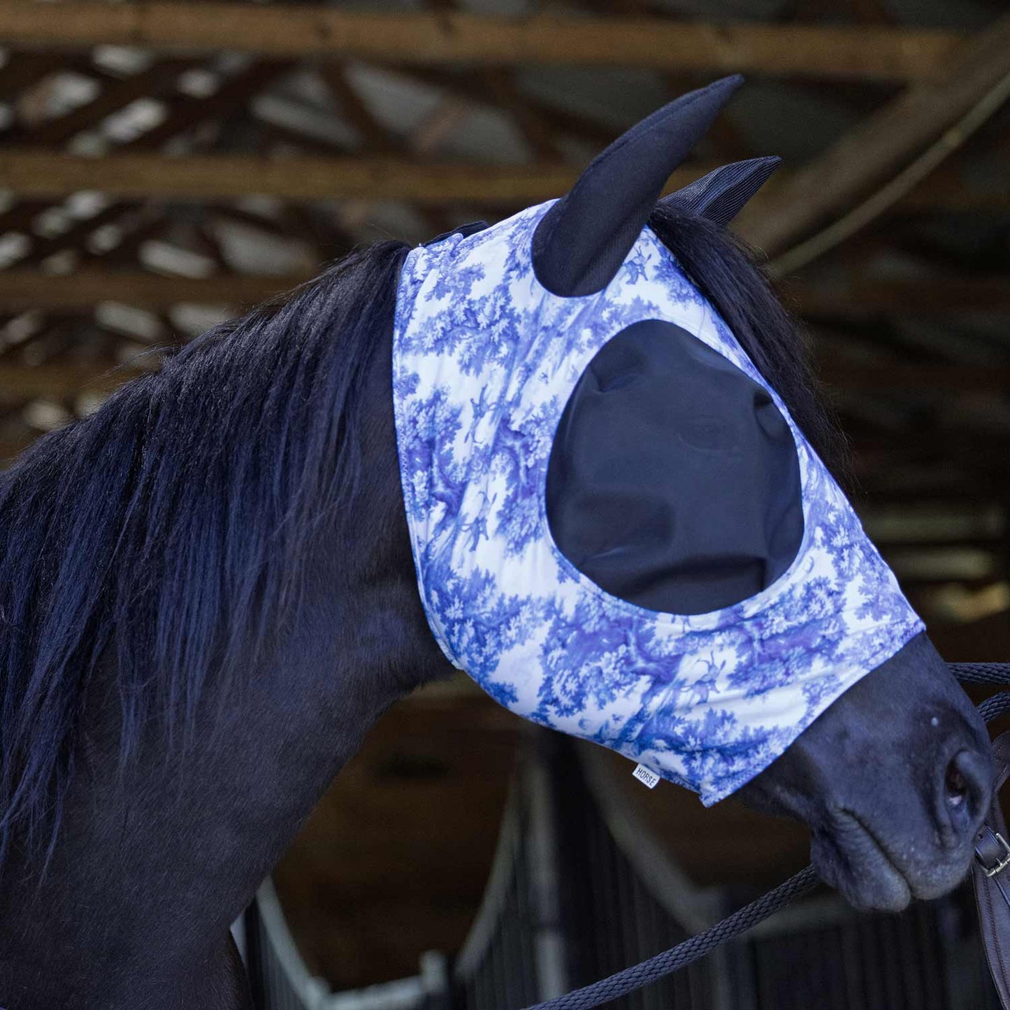 Pre-Sale Jeffers Expression Lycra Horse Fly Mask with Ears