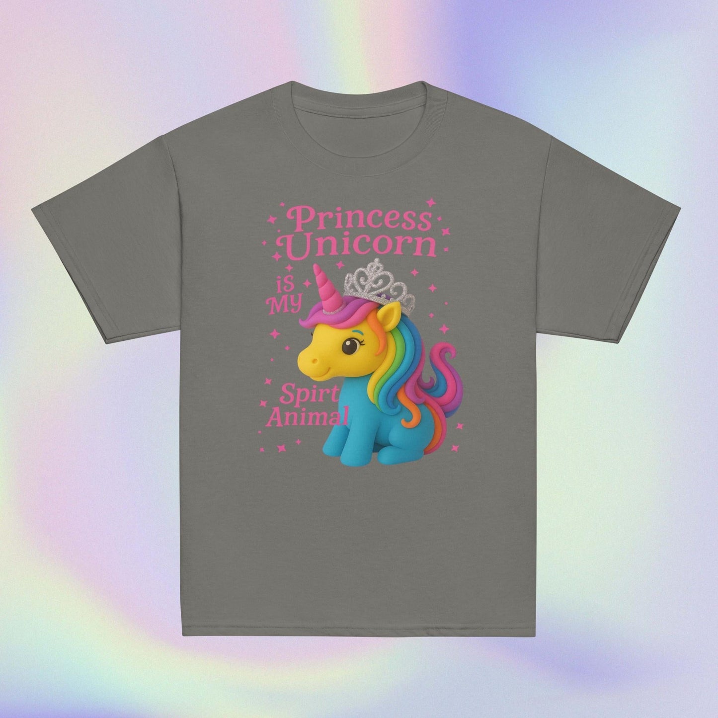 Princess Unicorn Spirit Animal Kid's Tee