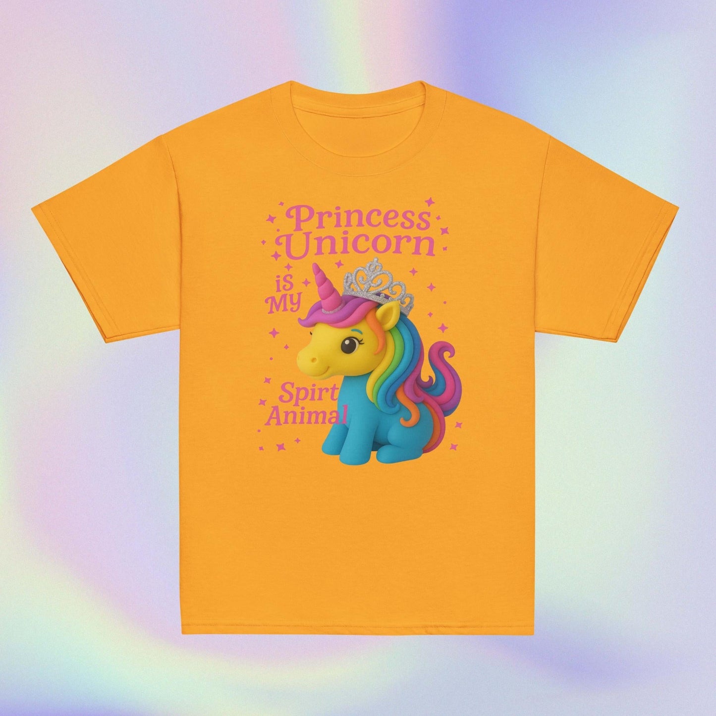 Princess Unicorn Spirit Animal Kid's Tee