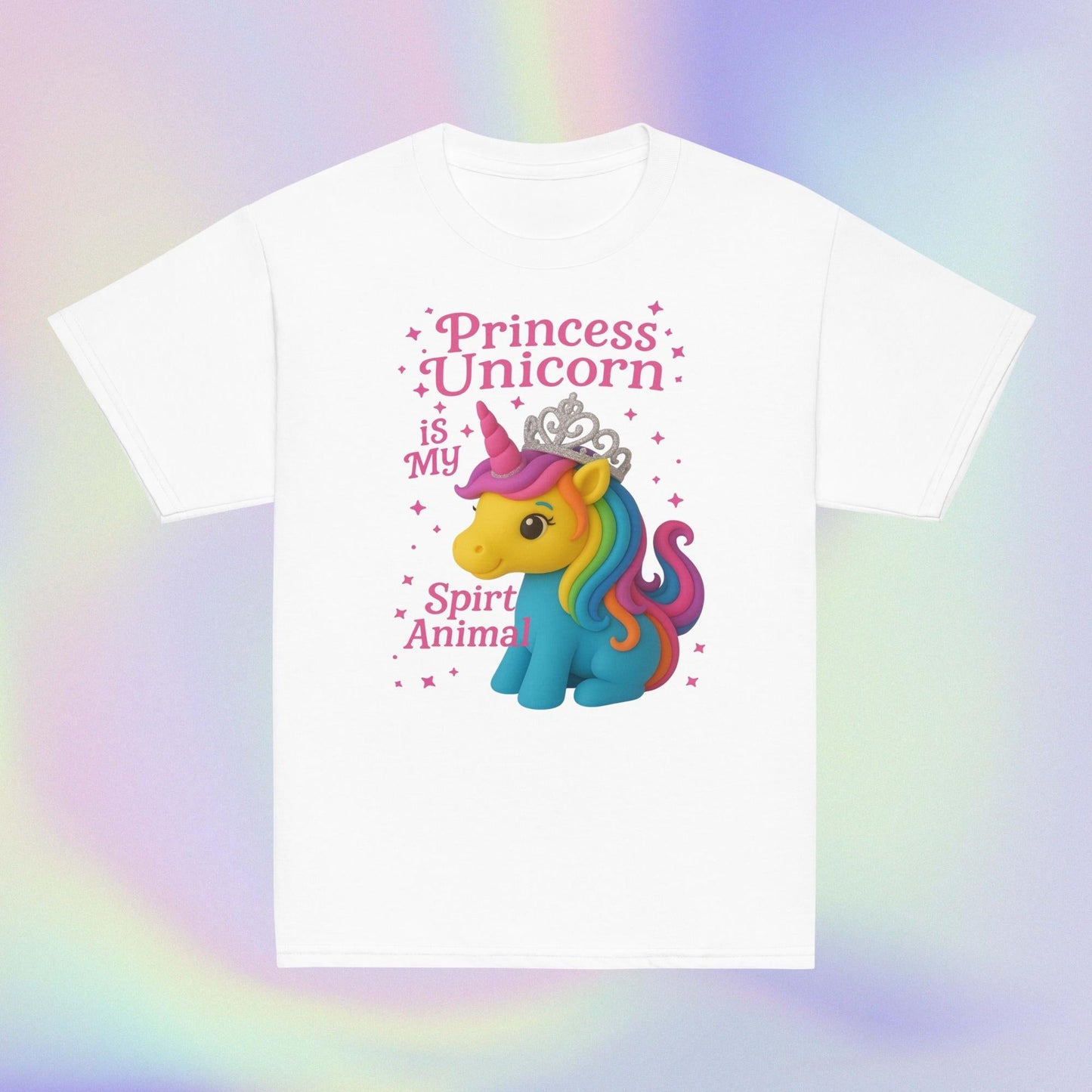 Princess Unicorn Spirit Animal Kid's Tee