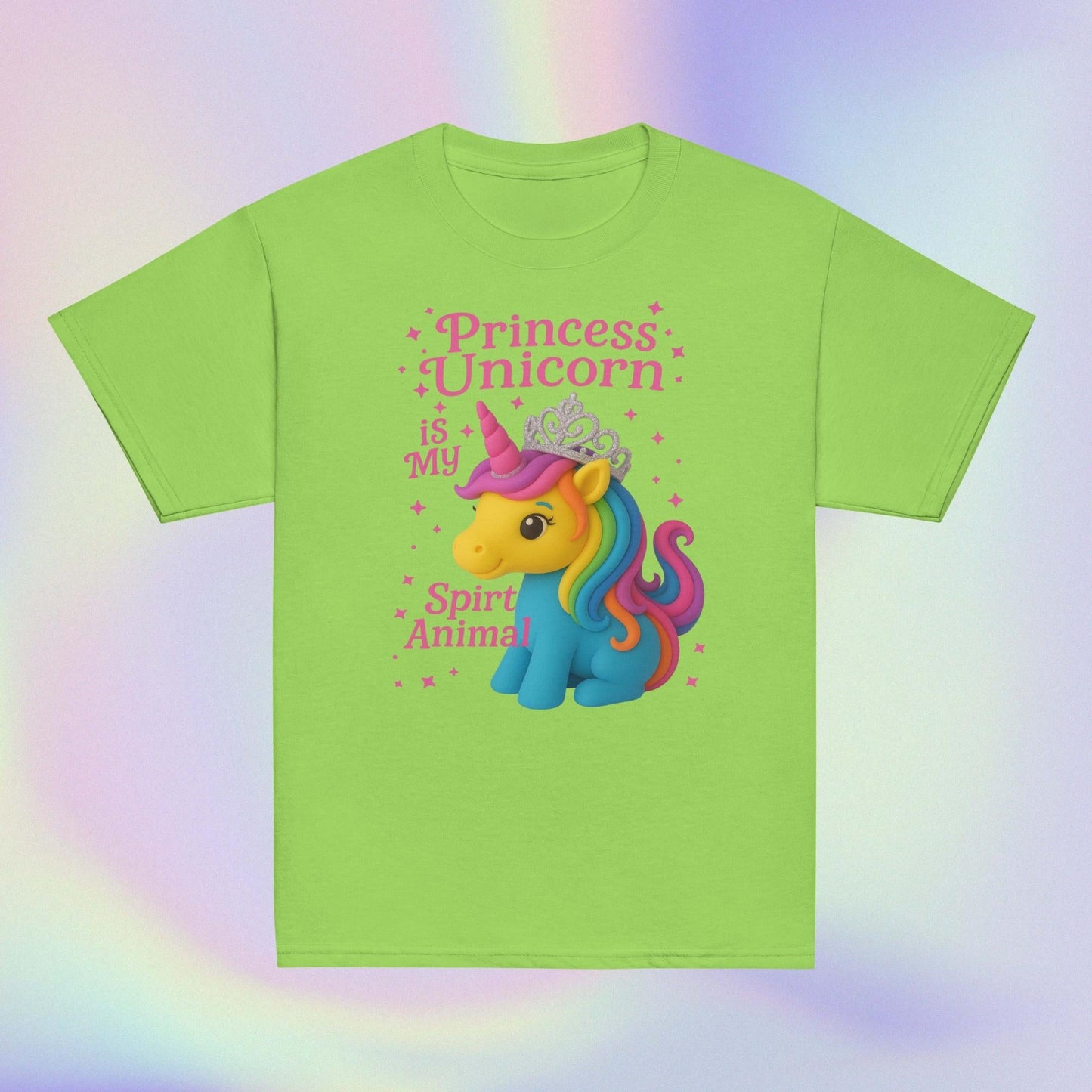Princess Unicorn Spirit Animal Kid's Tee
